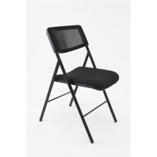 Összecsukható szék, fém és szövet, ALBA 