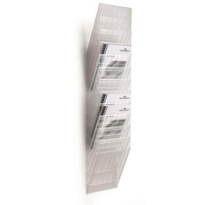 Prospektustartó, fali, álló, A4, DURABLE 