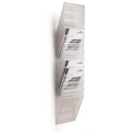 Prospektustartó, fali, álló, A4, DURABLE 