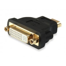 Adapter, DVI-HDMI (F/M) átalakító, EQUIP