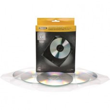 CD/DVD boríték, műanyag, átlátszó, FELLOWES