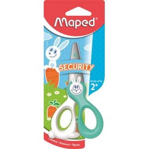 Olló, óvodai, 12 cm, műanyag él, MAPED 'Kidi Cut'