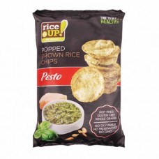 Barnarizs chips, 60 g, RICE UP, pesto