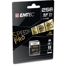 Memóriakártya, SDXC, 256GB, UHS-I/U3/V30, 95/85 MB/s, EMTEC 