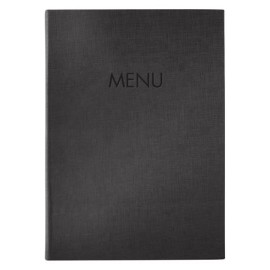 Étlaptartó, A4, keményfedeles, SIGEL „MENU”, antracit