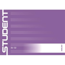Füzet, tűzött, A5, fekvő, hangjegy, 32 lap, ICO 