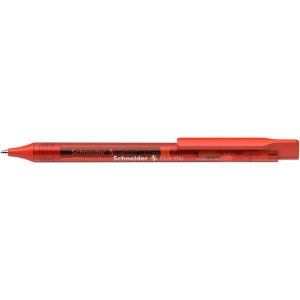 Zseléstoll, 0,4 mm, nyomógombos, SCHNEIDER 'Fave Gel', piros