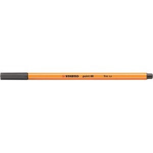 Tűfilc, 0,4 mm, STABILO 'Point 88', sötét jégszürke