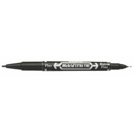 Alkoholos marker, 0,5/1,0 mm, kétvégű, ZEBRA 