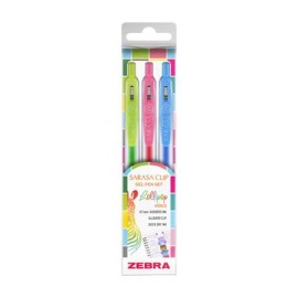 Zseléstoll készlet, 0,33 mm, nyomógombos, ZEBRA 