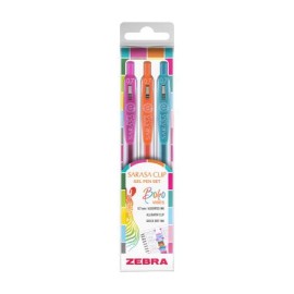 Zseléstoll készlet, 0,33 mm, nyomógombos, ZEBRA 