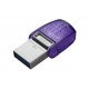 Pendrive, 128GB, USB 3.2, USB/USB-C, KINGSTON 
