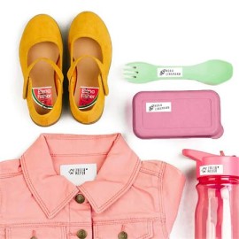 Bélyegző textilhez, kirakós COLOP 'Marky', pink ház, fekete párnával