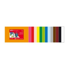 Moosgumi, 400x600 mm, APLI Kids 'Eva Sheets', fehér
